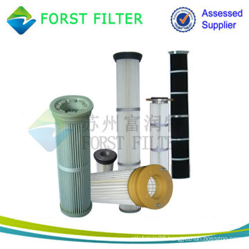 Top Load Pleated Filter with Passivated Metal Top